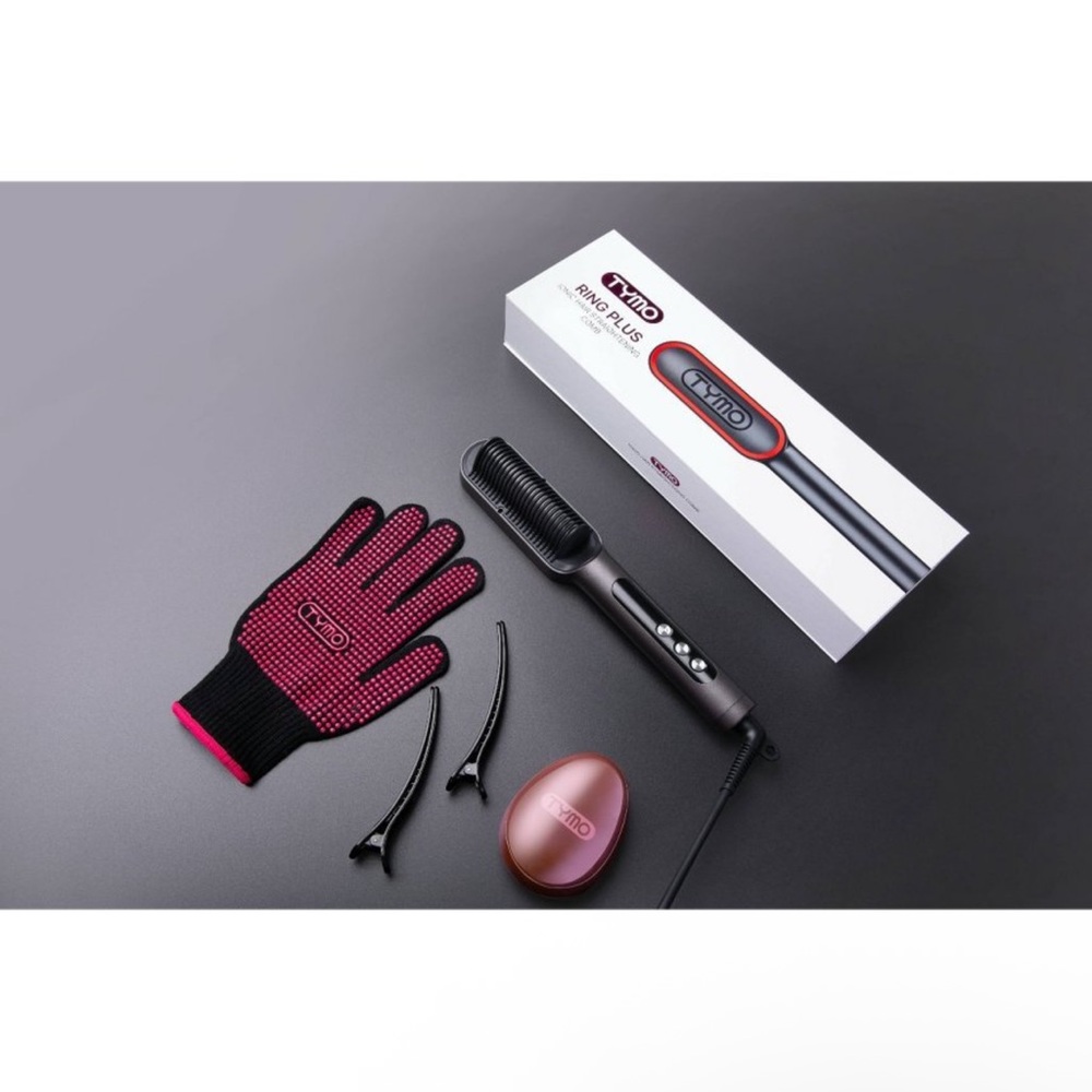 TYMO Ring Plus Ionic Hair Straightening Comb